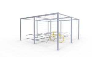 street furniture, other, bicycle stand, pergola, cycle rack, multiple stands