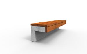 street furniture, bench, wood seating, concrete, smooth concrete