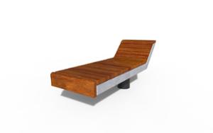 street furniture, concrete, smooth concrete, bench, seating, chaise longue