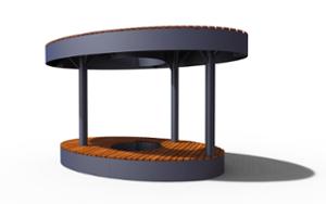 street furniture, other, bench, pergola, shade