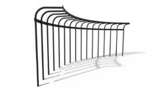 street furniture, other, pergola, curved, trelly