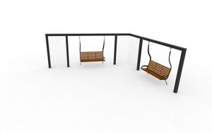 street furniture, other, seating, solar, leasure and rest, swing, for single person, solarna listwa smartbeam