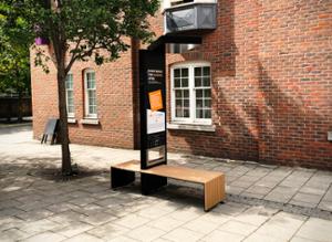street furniture, bench, seating, solar