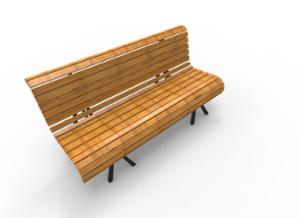 tänavamööbel, iste, puidust seljatugi, puidust iste, retro