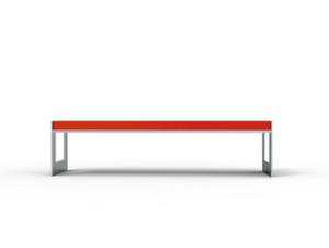 tänavamööbel, pink, polstriga iste