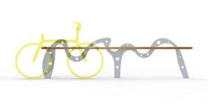 tänavamööbel, logo, jalgrattaraami kaitsega, jalgrattahoidik, jalgrattahoidik, mitmikhoidikud