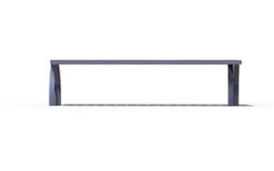 mała architektura, ława, siedzisko z drewna, siedzisko ze stali