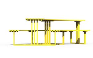 mała architektura, inne, ława, grill parkowy, komplet piknikowy, po łuku / okrągła, stół