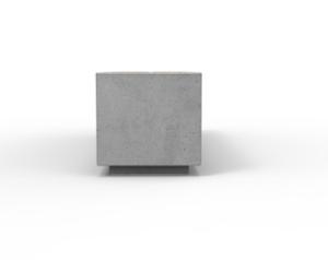 mała architektura, ława, beton, beton architektoniczy, na murku, siedzisko z drewna
