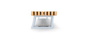 mała architektura, ława, siedzisko z drewna