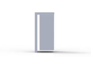 mała architektura, kosz, logo, popielniczka bezpieczna