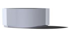 mała architektura, donica, logo, po łuku / okrągła, stal