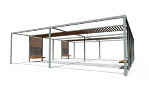 mała architektura, inne, ławka, pergola
