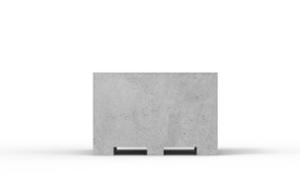 mała architektura, donica, beton, beton architektoniczy, mobilna (do przestawiania paleciakiem)