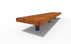mała architektura, ława, deskowanie pionowe, siedzisko z drewna