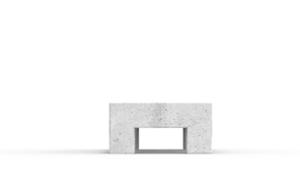 mała architektura, ława, beton, beton architektoniczy, dwustronna, siedzisko z drewna