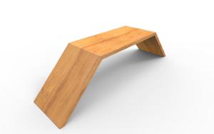 mała architektura, drewno, ława, siedzisko z drewna
