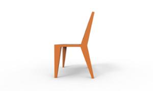 mała architektura, fotel / krzesło, jednoosobowe, ławka, logo, oparcie ze stali, siedzisko ze stali