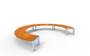 mała architektura, ława, cena za metr bieżacy, deskowanie poprzeczne, długość mierzona po dłuższym boku, po łuku / okrągła, scandinavian line