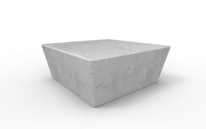 mała architektura, ława, beton, beton architektoniczy, podświetlenie led