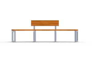 mała architektura, ławka, cena za metr bieżacy, długość mierzona po dłuższym boku, dwustronna, modułowe, po łuku / okrągła