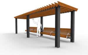 mała architektura, inne, ławka, pergola, podłokietnik
