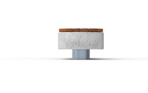 mała architektura, antyterrorystyczne, beton, beton architektoniczy, ława, modułowe, siedzisko z betonu, siedzisko z drewna