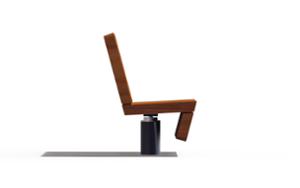 mała architektura, fotel / krzesło, jednoosobowe, ławka, obrotowe