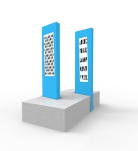 mała architektura, inne, tablica informacyjna, totem informacyjny