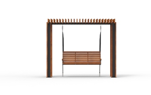 mała architektura, inne, ławka, strefa relaksu, huśtawka, pergola