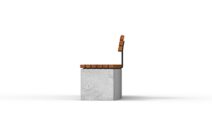 mała architektura, ława, ławka, beton, beton architektoniczy, cena za metr bieżacy, długość mierzona po dłuższym boku, po łuku / okrągła