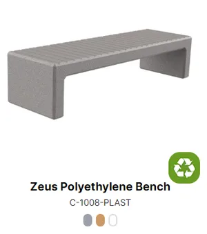 mała architektura, ława, ławka, eko, polietylen