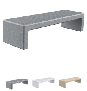 mała architektura, ława, ławka, eko, polietylen