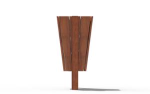 [translation-not-found:street-furniture], kosz, drewno, kłoda