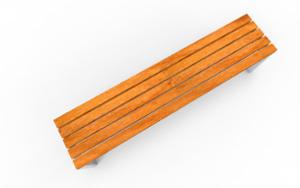 [translation-not-found:street-furniture], ława, logo, siedzisko z drewna