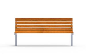 [translation-not-found:street-furniture], ławka, oparcie z drewna, siedzisko z drewna