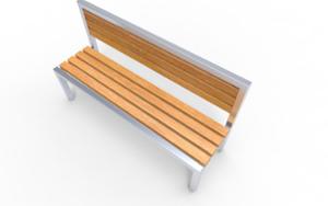 [translation-not-found:street-furniture], ławka, siedzisko z drewna