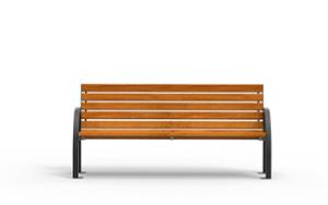 [translation-not-found:street-furniture], ławka, oparcie z drewna, podłokietnik, siedzisko z drewna