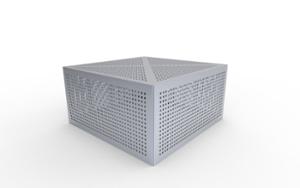 [translation-not-found:street-furniture], ława, siedzisko ze stali
