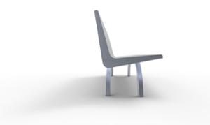 [translation-not-found:street-furniture], ławka, logo, oparcie ze stali, siedzisko ze stali