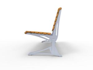 [translation-not-found:street-furniture], ławka, dla seniorów, oparcie z drewna, siedzisko z drewna