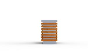 [translation-not-found:street-furniture], donica, drewno, prostokątna, stal