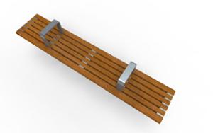 [translation-not-found:street-furniture], ława, meble dla warszawy, podłokietnik, siedzisko z drewna