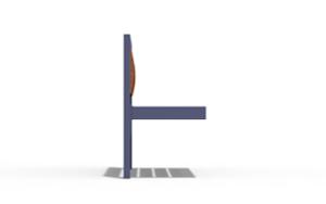 [translation-not-found:street-furniture], ławka, logo, oparcie z drewna, siedzisko z drewna