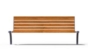 [translation-not-found:street-furniture], ławka, oparcie z drewna, siedzisko z drewna