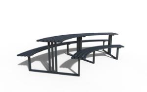 [translation-not-found:street-furniture], autre, ława, grill parkowy, komplet piknikowy, po łuku / okrągła, stół