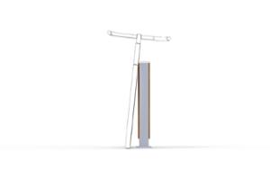 [translation-not-found:street-furniture], parking rowerowy, nieobijające ramę, podpora