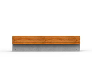 [translation-not-found:street-furniture], ława, beton, beton architektoniczny, na murku, siedzisko z drewna