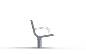 [translation-not-found:street-furniture], ławka, oparcie z drewna, podłokietnik, siedzisko z drewna