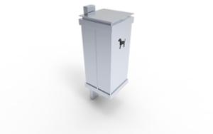 [translation-not-found:street-furniture], kosz, dla psów, logo